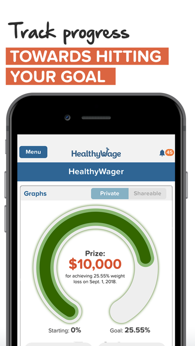 Weight Loss Bet by HealthyWage Screenshot 3 - AppWisp.com Weight Loss Bet by HealthyWage Screenshot 3 - AppWisp.com