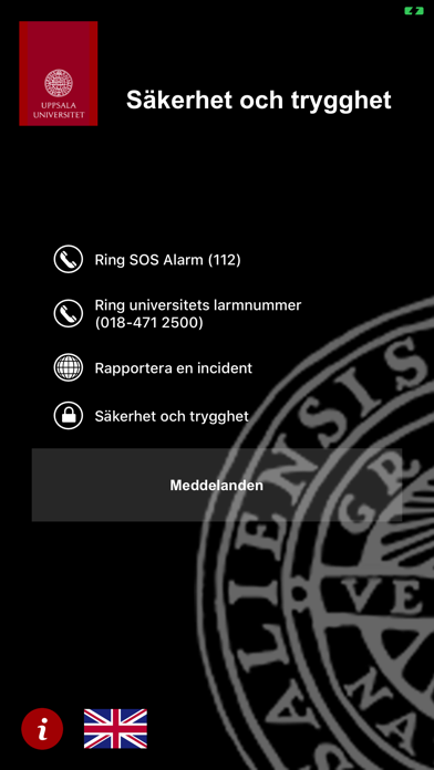 Uppsala Universitet Säkerhet screenshot 4