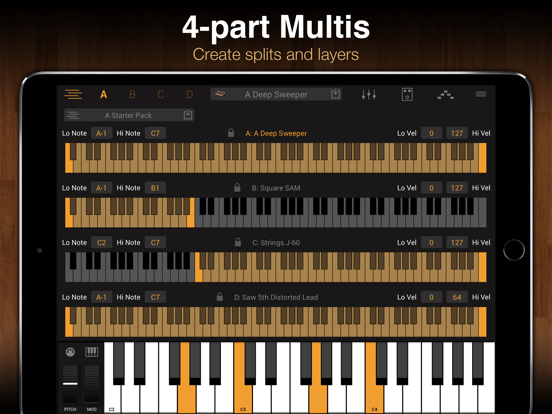 Syntronik iPad app afbeelding 4