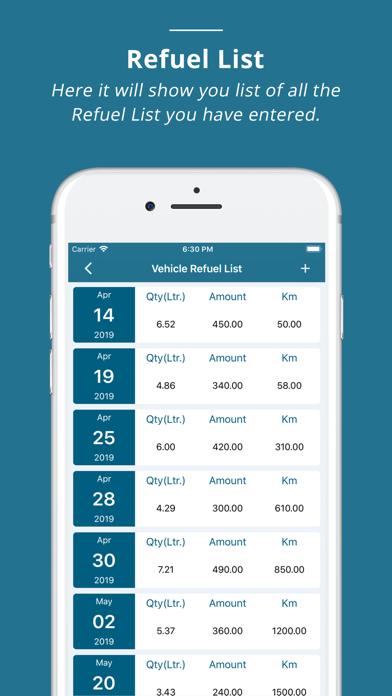 Vehicle Maintenance Manager Screenshot