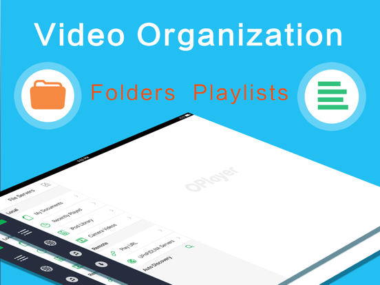 video player - OPlayerHD Lite iPad app afbeelding 3