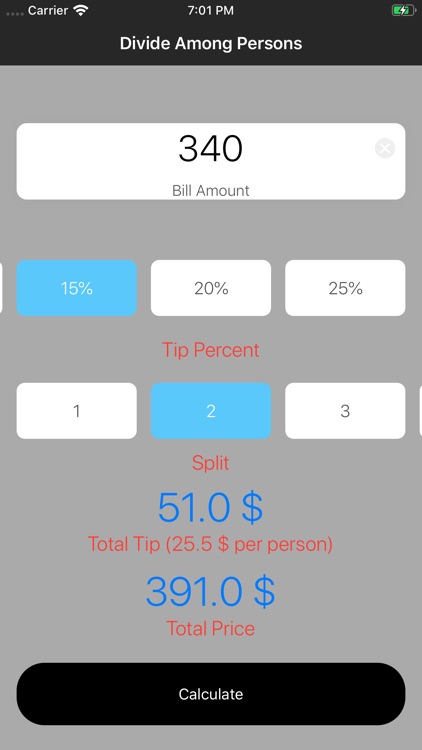 Divide Among Persons screenshot-3