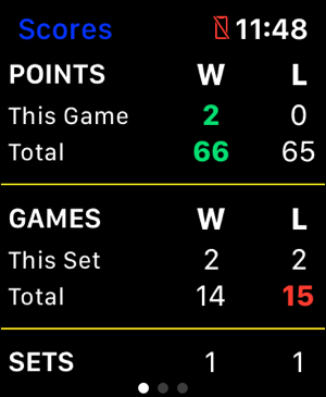 ‎Easy Tennis Score Keeper Screenshot
