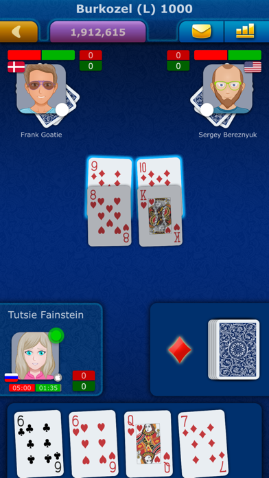 Online Bura LiveGames Screenshot