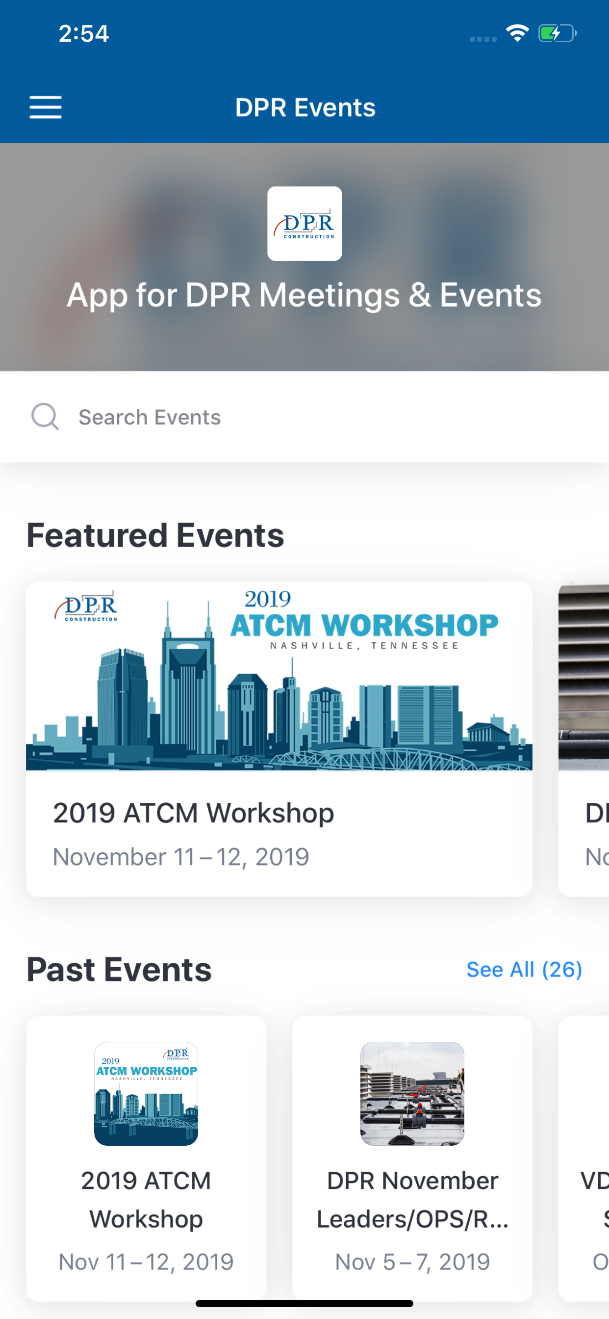 DPR Events screenshot 2