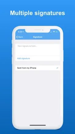 SMS Signature+ iPhone image 3