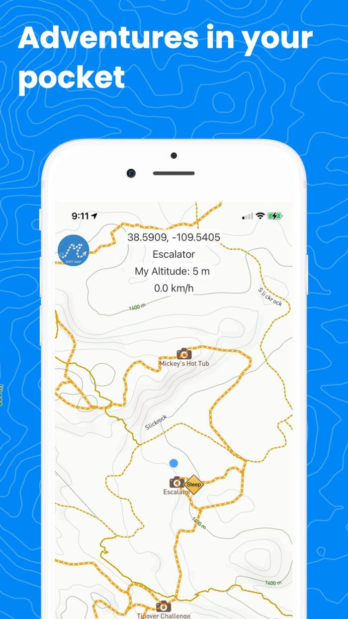 Dirt Map - Smart Outdoor Map