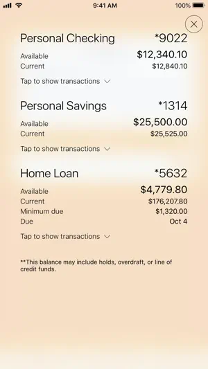 Navigant Credit Union screenshot 1
