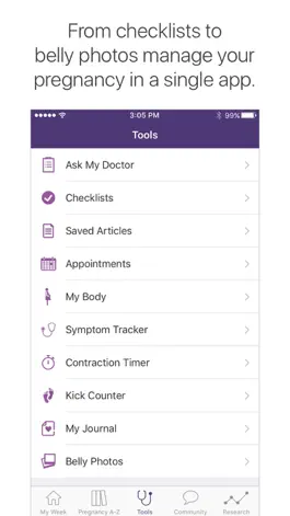 Game screenshot WebMD Pregnancy apk
