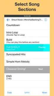 worship backing tracks iphone screenshot 2