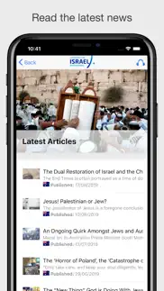 christians for israel iphone screenshot 2