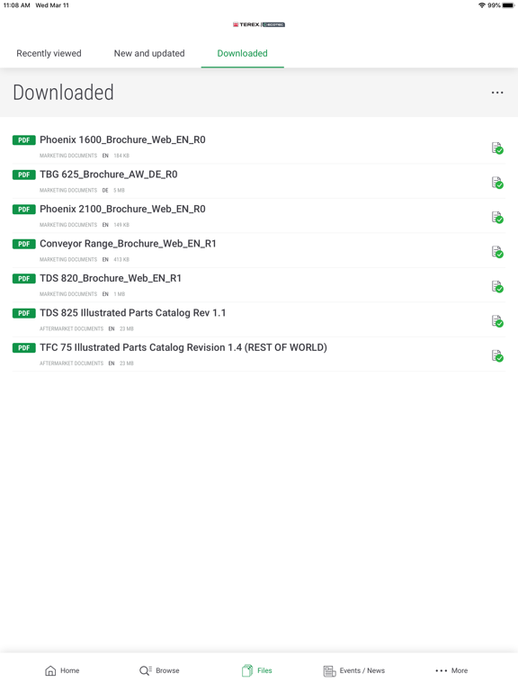 Screenshot #6 pour Terex Ecotec Portal