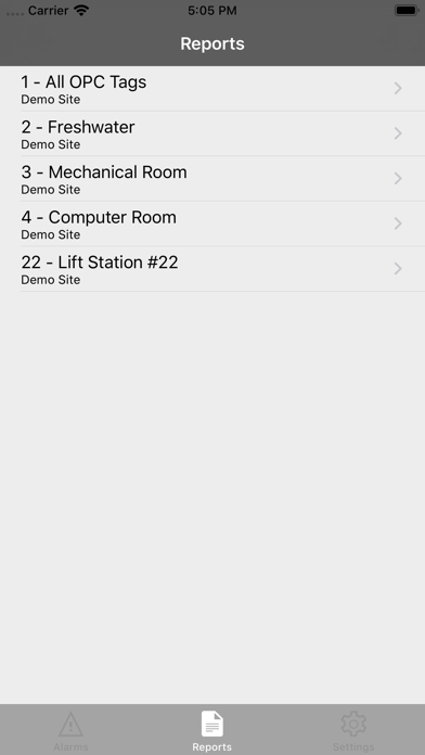 WIN-911 Mobile Screenshot
