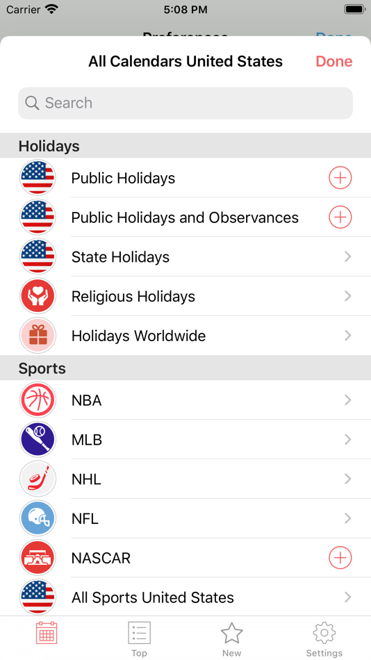 #4. Month Calendar 2 (iOS) Podle: Procrasty