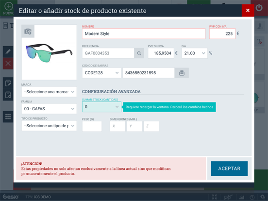 Screenshot #5 pour GESIO TPV Online