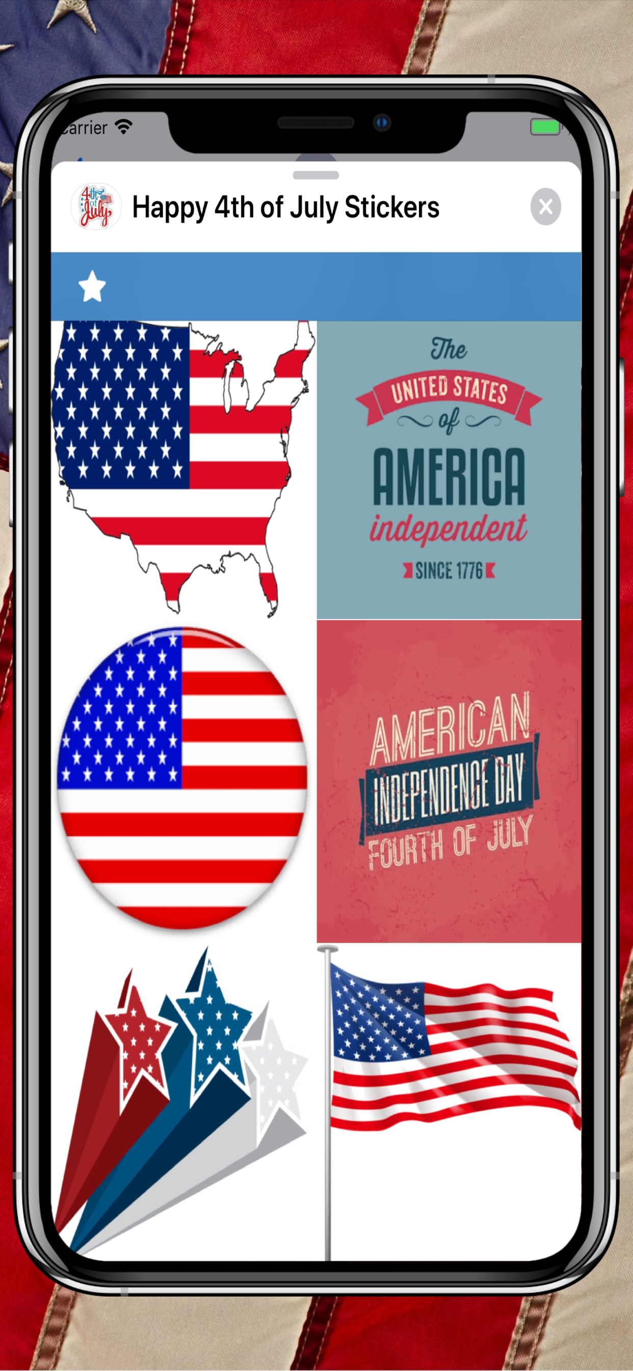 Happy 4th of July Stickers ! screenshot 9