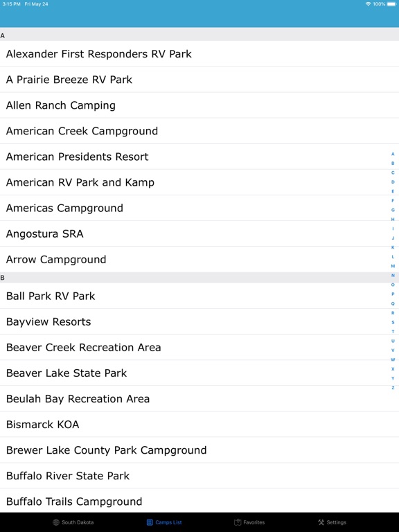 Screenshot #6 pour North & South Dakota Camps RVs