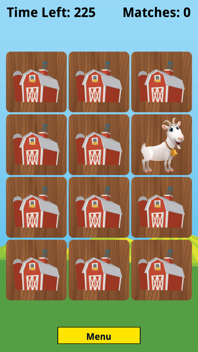 Farm Animal Picture Match Screenshot