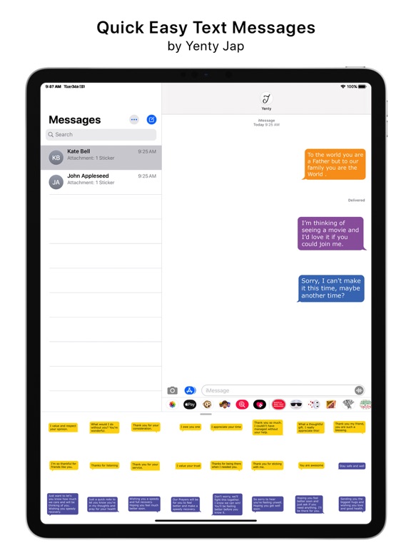 Screenshot #4 pour Quick Easy Text Messages