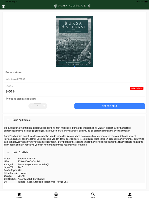 Screenshot #6 pour Bursa Kültür Market