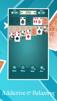 klondike solitaire: card games iphone screenshot 2