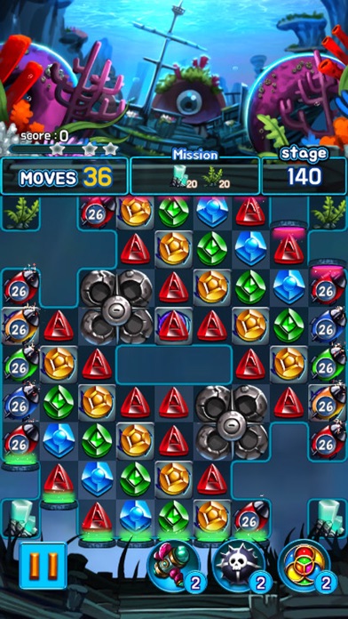 Jewel Kraken: Match3 puzzle Screenshot