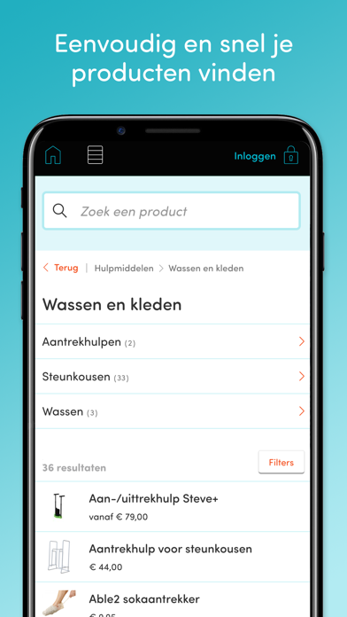Duxxie voor zorgprofessionals Screenshot