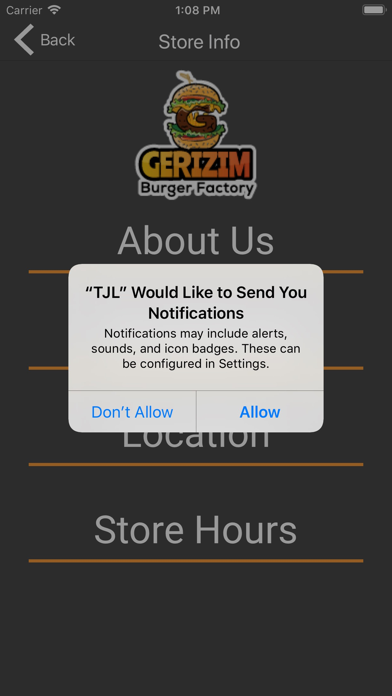 Gerizim Burger Rewards screenshot 3