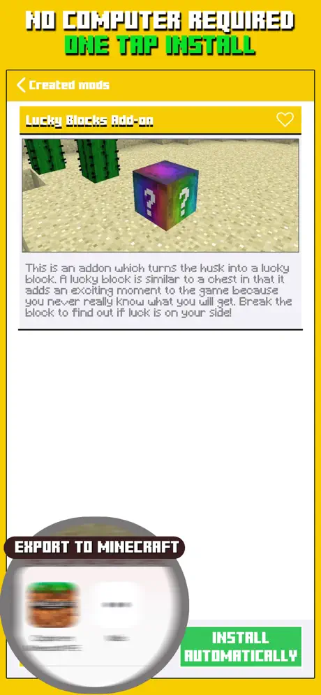 Mods for Minecraft PC & PE