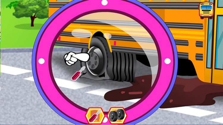 School Bus Car Wash Games screenshot-7