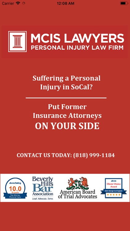 MCIS Lawyers Injury Help App
