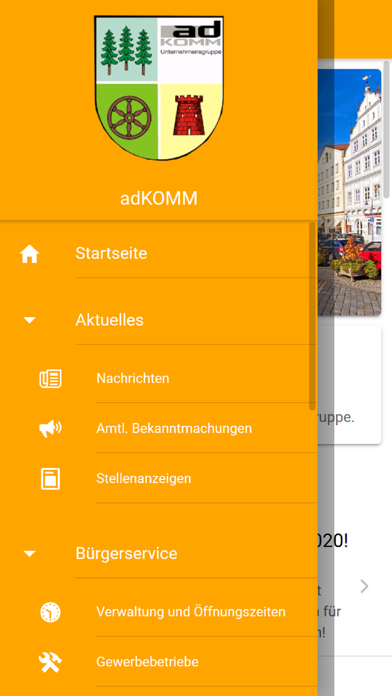 adKOMM APP screenshot 2