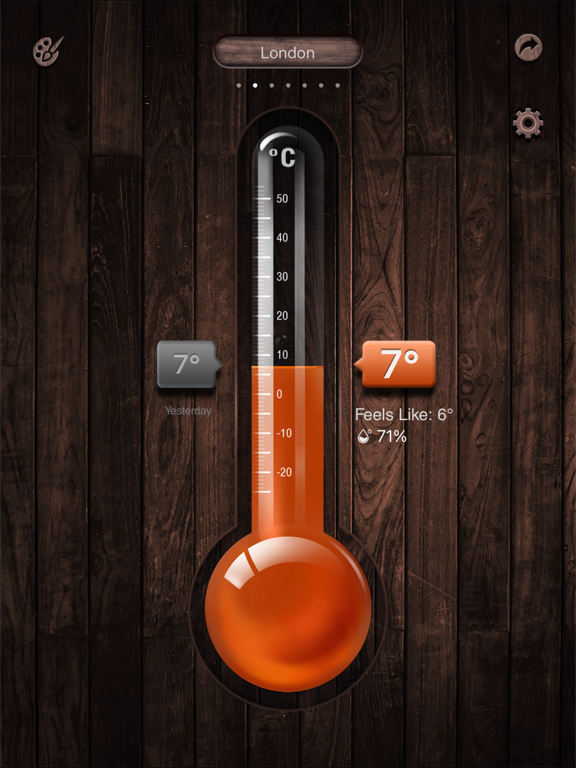 部屋の温度計-最新の天候状態のおすすめ画像2
