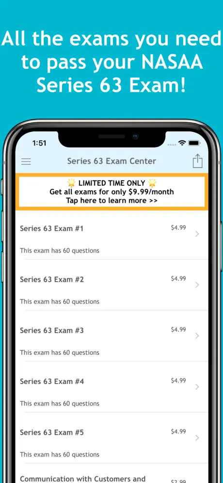 Series 63 Exam Center