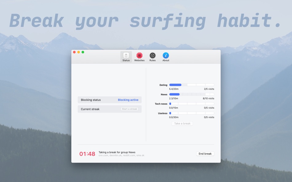 FocusLite - Website blocker (macOS) 由: Median Tech, s.r.o. FocusLite - Website blocker (macOS) 由: Median Tech, s.r.o.
