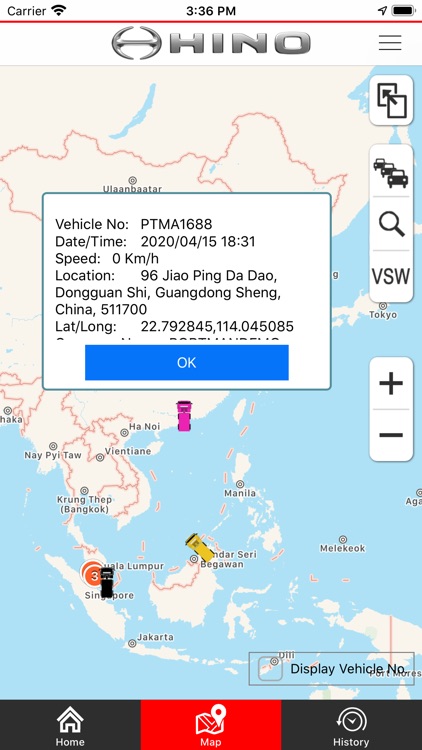 Hino myFLEET screenshot-4