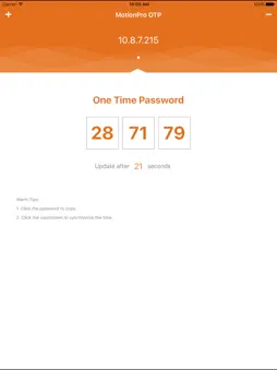 MotionProOTP screenshot 4