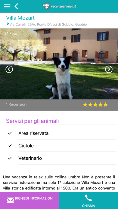 Screenshot #3 pour VacanzeAnimali.it