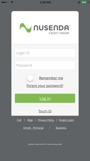 Nusenda CU-Mobile Banking screenshot 1