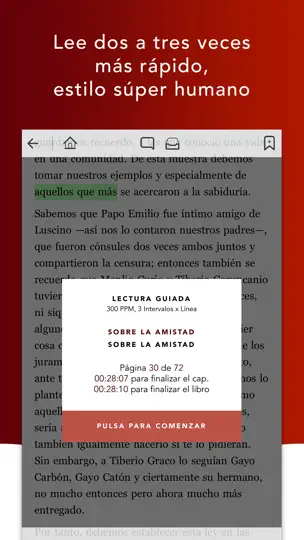 Captura de pantalla de QuickReader - Lectura Rápida en iPhone 2