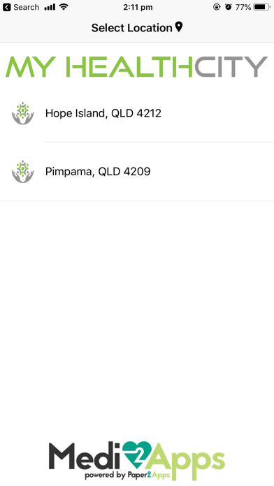 Screenshot #1 pour My HealthCity