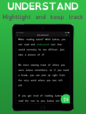 Leksa - Dyslexia Helper screenshot 3