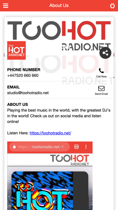 Too Hot Radio screenshot 2