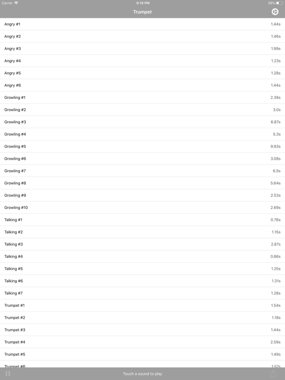 Trumpet - Elephant Sounds iPad screenshot 1 - Entertainment app