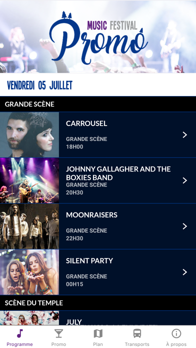 Screenshot #1 pour Music Festival Promo