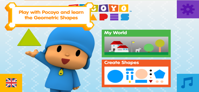 Pocoyo Shapes Fun(圖5)-速報App