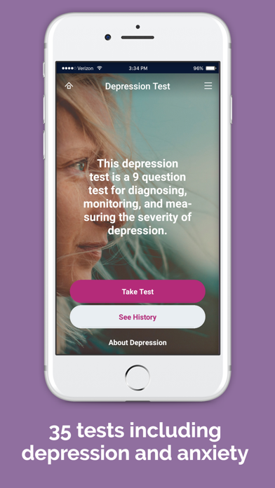 Mental Health Tests Screenshot