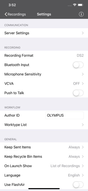 OLYMPUS Dictation for iPhone on the App Store