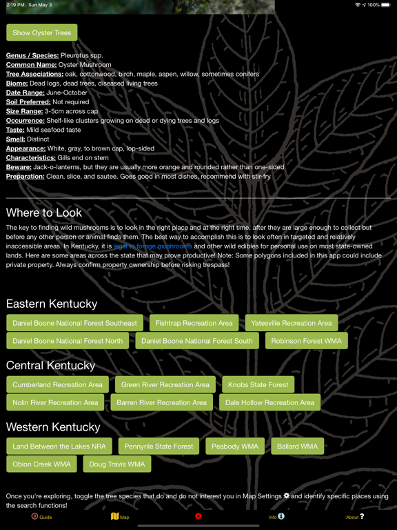 Screenshot #6 pour Kentucky Mushroom Forager Map!