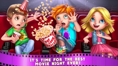 Kids Movie Night - Popcorn & Soda Screenshot 1